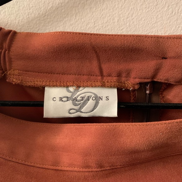 Terracotta skirt - Jupe terracotta - Picture 3 of 3